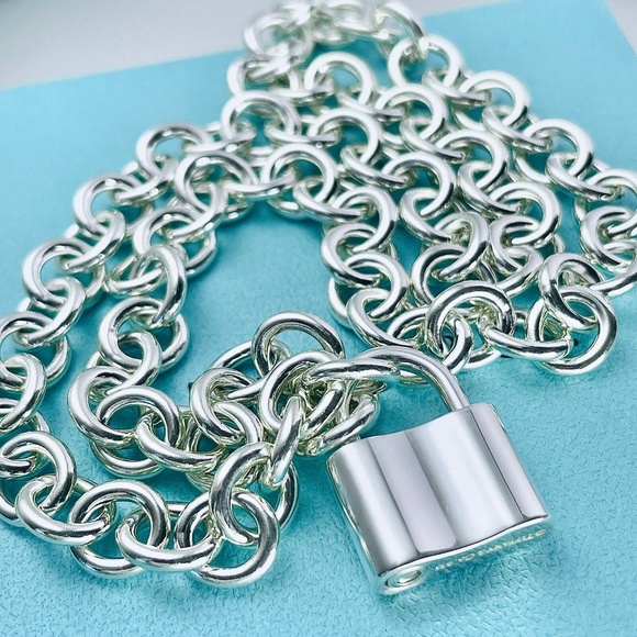 Tiffany & Co. 1837  Lock Charm Necklace Retired - Picture 5 of 9